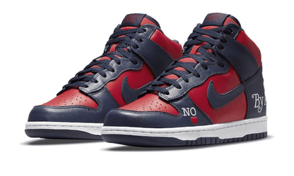 Nike SB Dunk High Supreme By Any Means Navy - DN3741-600