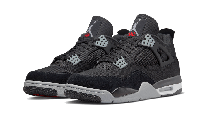 Air Jordan Air Jordan 4 Black Canvas - DH7138-006 / DV0553-006