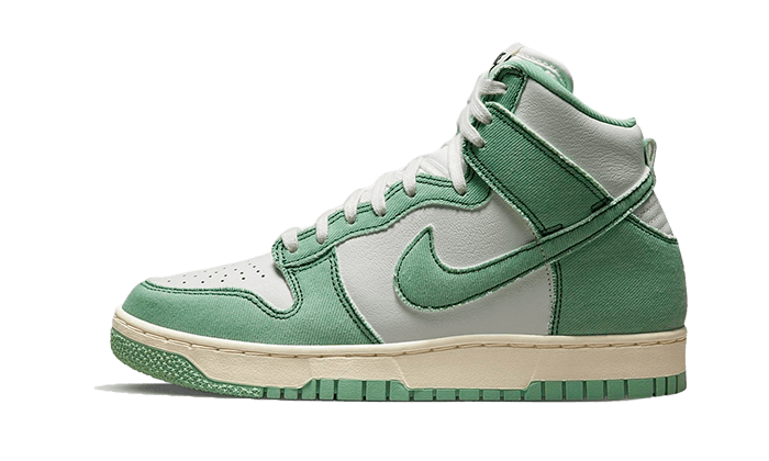 Nike Dunk High 1985 Enamel Green Denim - DV1143-300