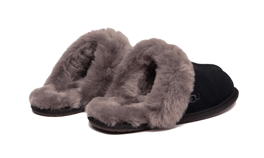 UGG Scuffette II Slipper Black Grey - 1106872-BCGR