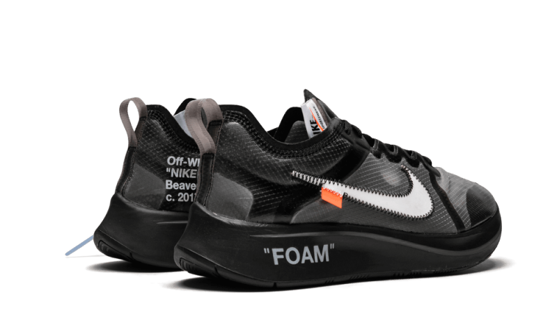 Nike Zoom Fly Off-White Black Silver - AJ4588-001